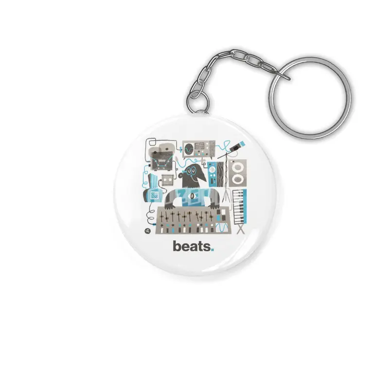 Beats - Music Production, Audio Engineering Musician Sound Engineer Anahtarlık