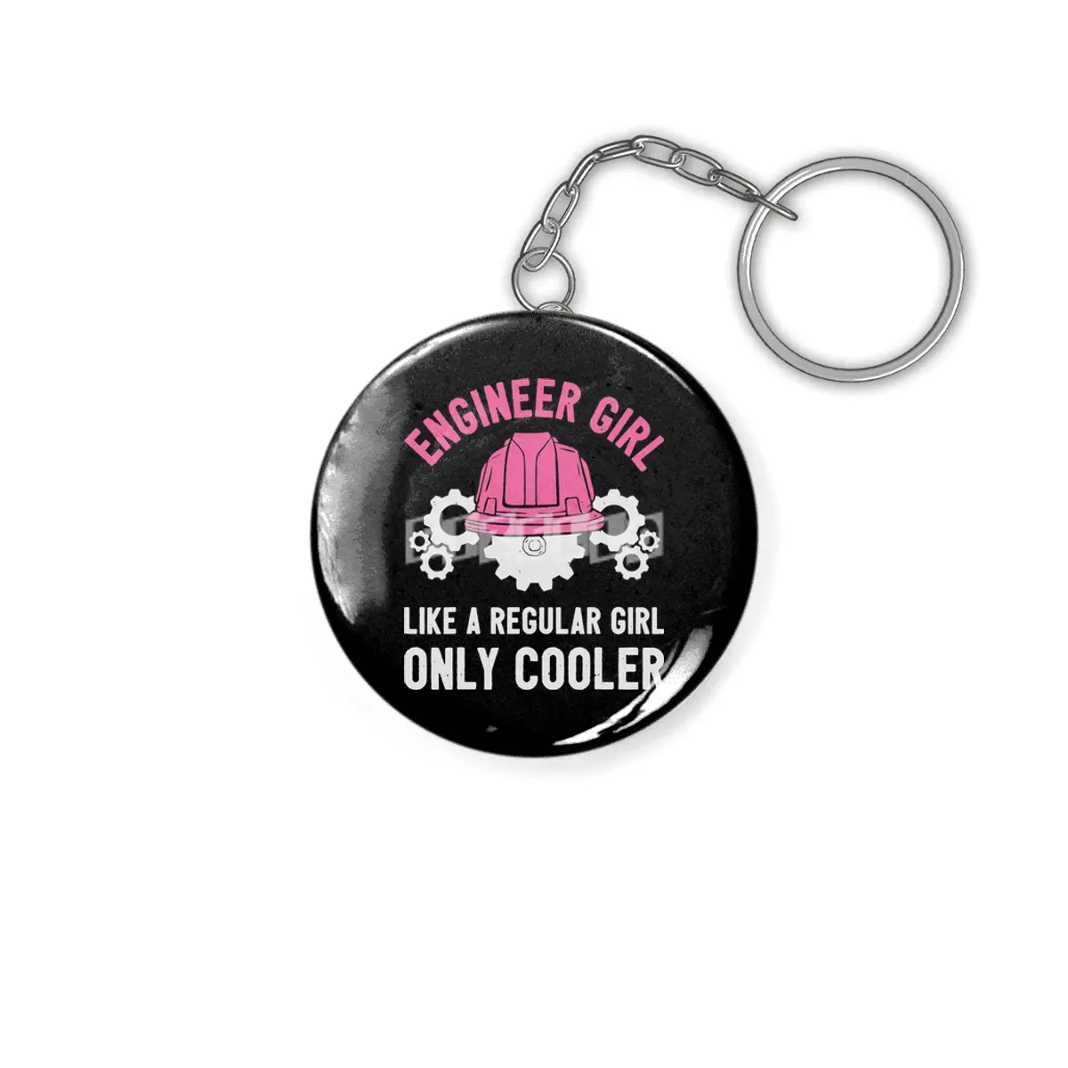 Engineer Girl Normal Just Cooler Anahtarlık