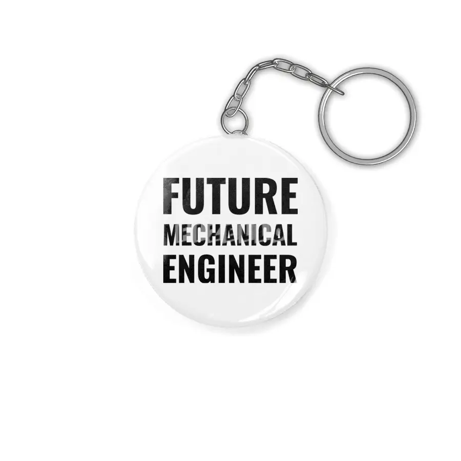 Future Mechanical Engineer Quote Anahtarlık