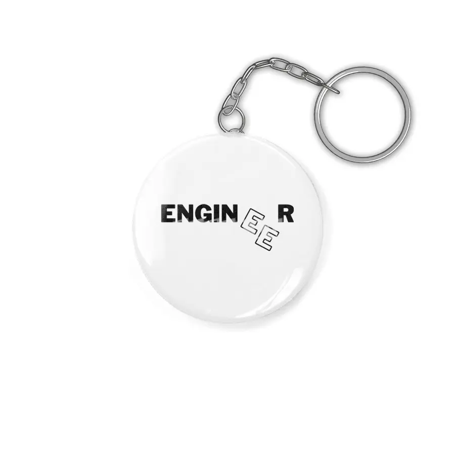 Engineer funny design Anahtarlık
