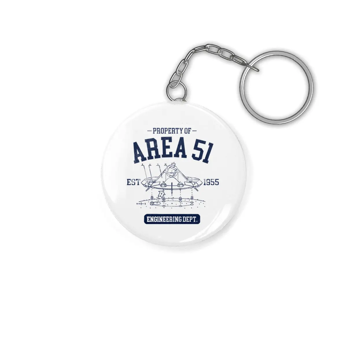 Property of Area 51 Engineering Dept Anahtarlık
