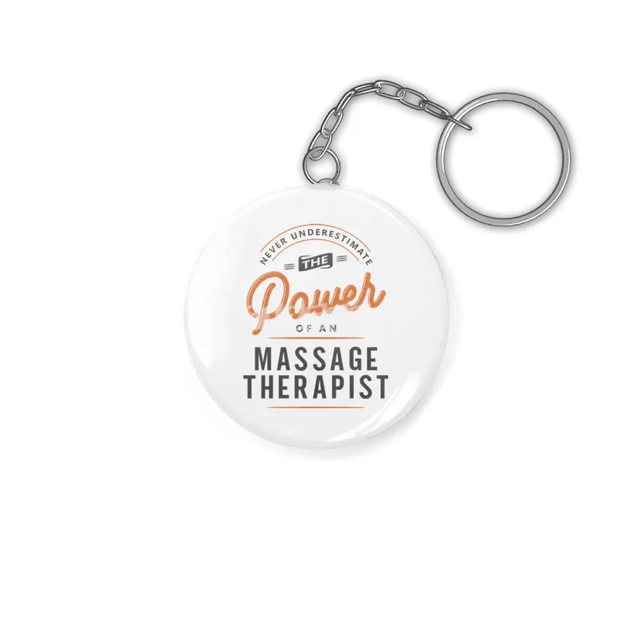 Massage Therapist Funny Job Title Profession Birthday Worker Anahtarlık
