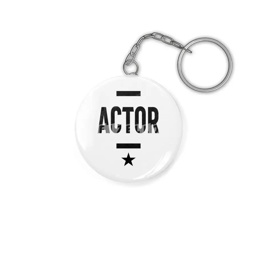 Actor Job Title Gift Anahtarlık