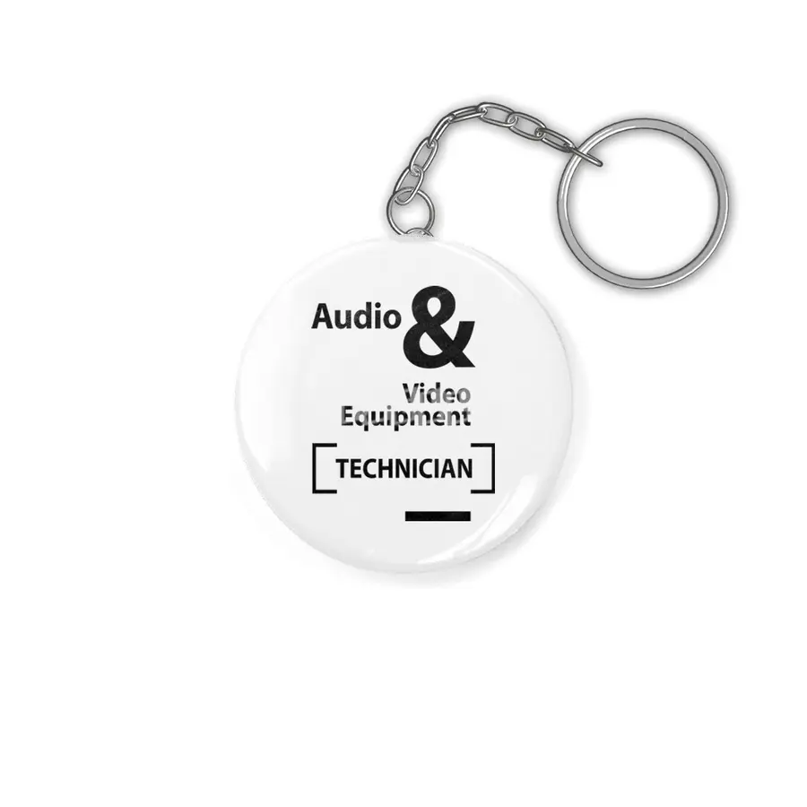Audio & Video Equipment Technician Job Title Gift Anahtarlık