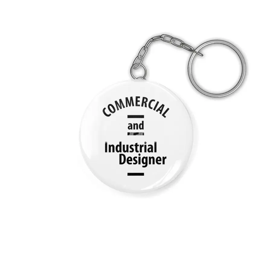 Commercial and Industrial Designer Job Title Gift Anahtarlık