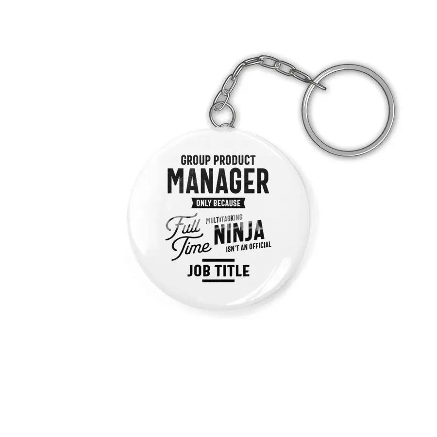 Group Product Manager Job Title Men Women Gift Anahtarlık