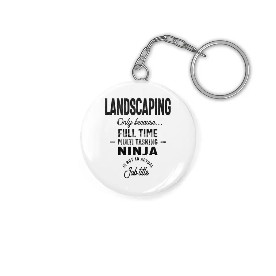 Landscaping Job Title Gift Anahtarlık