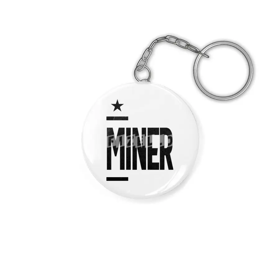Miner Work Job Title Gift Anahtarlık