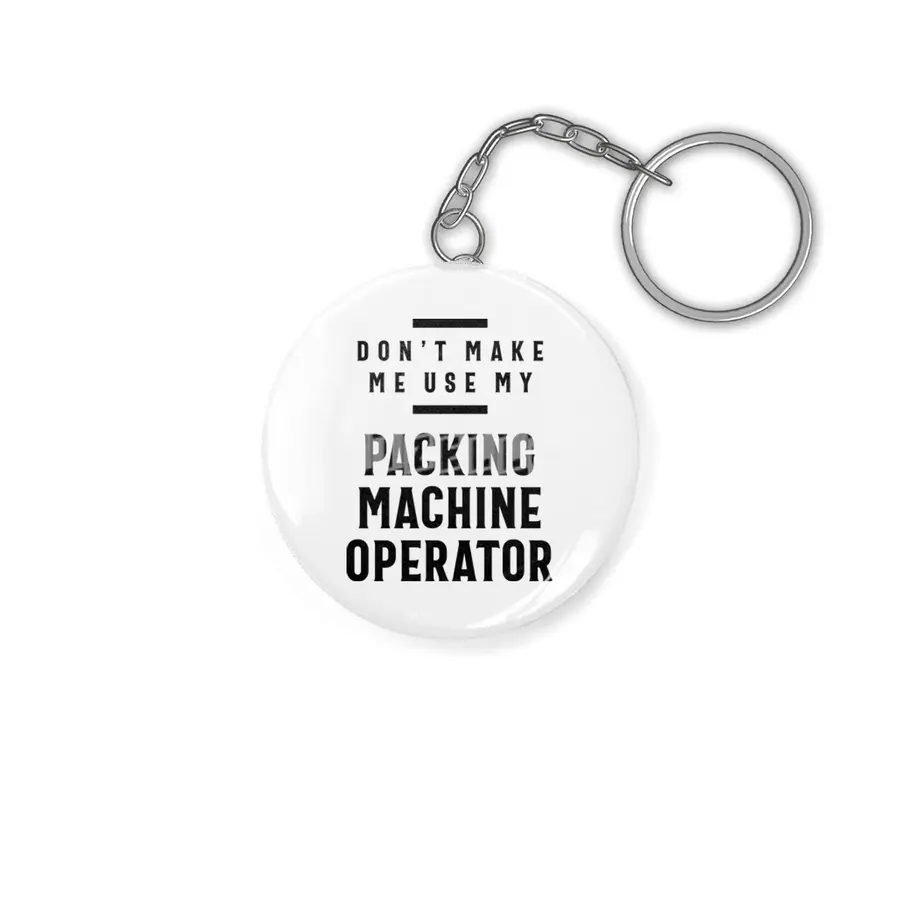 Packing Machine Operator Job Title Occupation Gift Anahtarlık