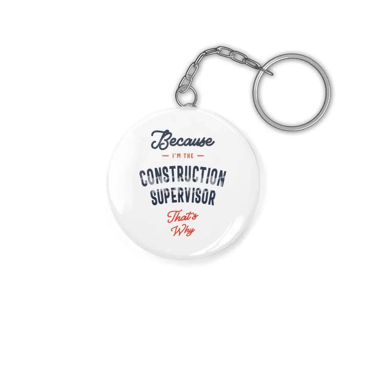 Construction Supervisor Job Title Profession Anahtarlık