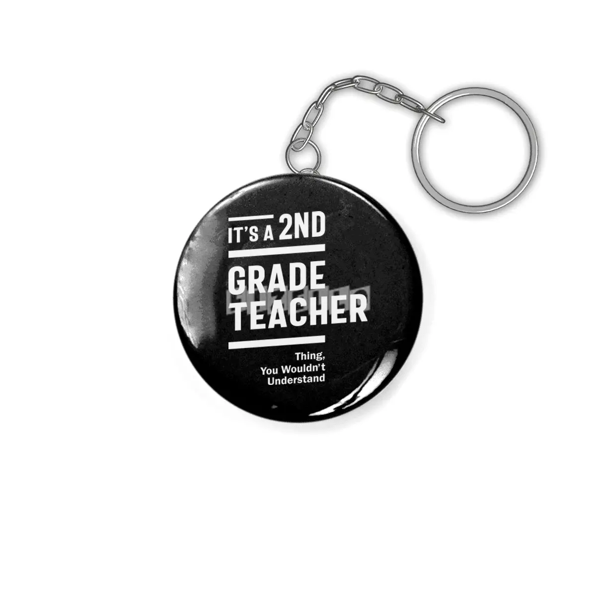2nd Grade Teacher Job Title Occupation Gift Anahtarlık