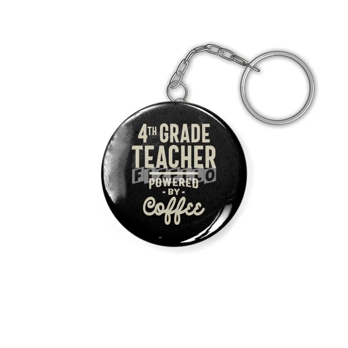 4th Grade Teacher Gift Funny Job Title Profession Occupation Anahtarlık