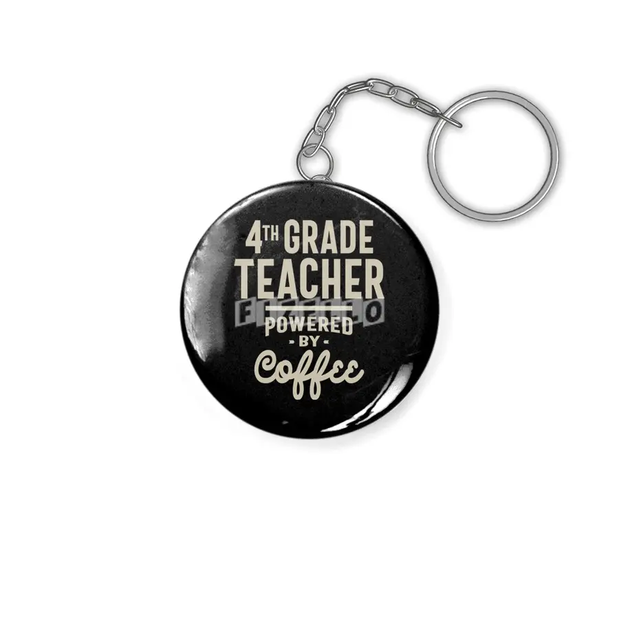 4th Grade Teacher Gift Funny Job Title Profession Occupation Anahtarlık