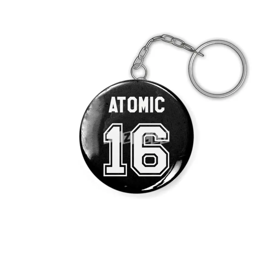 atomic number 16 Anahtarlık