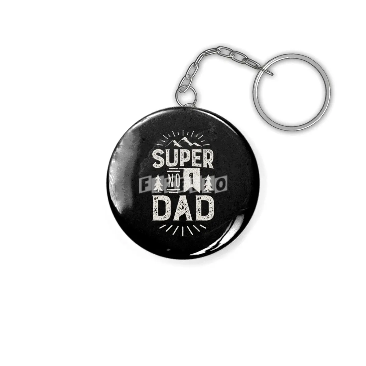 Super Number 1 Dad. No 1 Daddy Anahtarlık