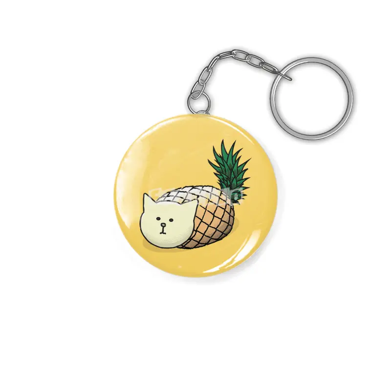Pineapple Cat Anahtarlık