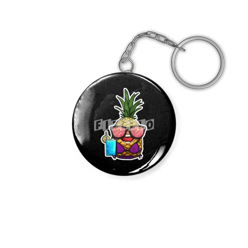 Casual Pineapple Anahtarlık