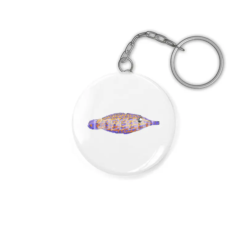 Orange Spotted Filefish Anahtarlık