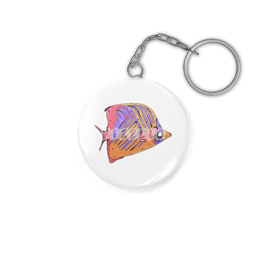 Threadfin Butterflyfish Anahtarlık