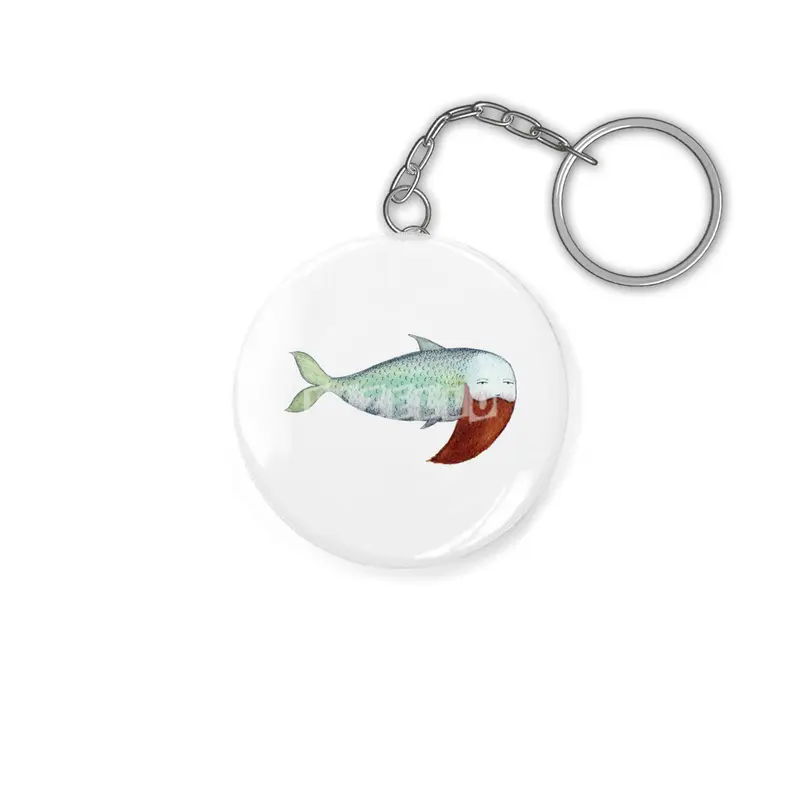 Fish with Beard Anahtarlık