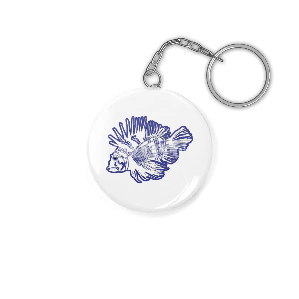 Lionfish - Blue Anahtarlık