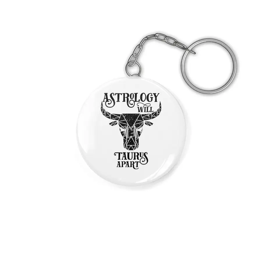 Astrology Will Taurus Apart Anahtarlık