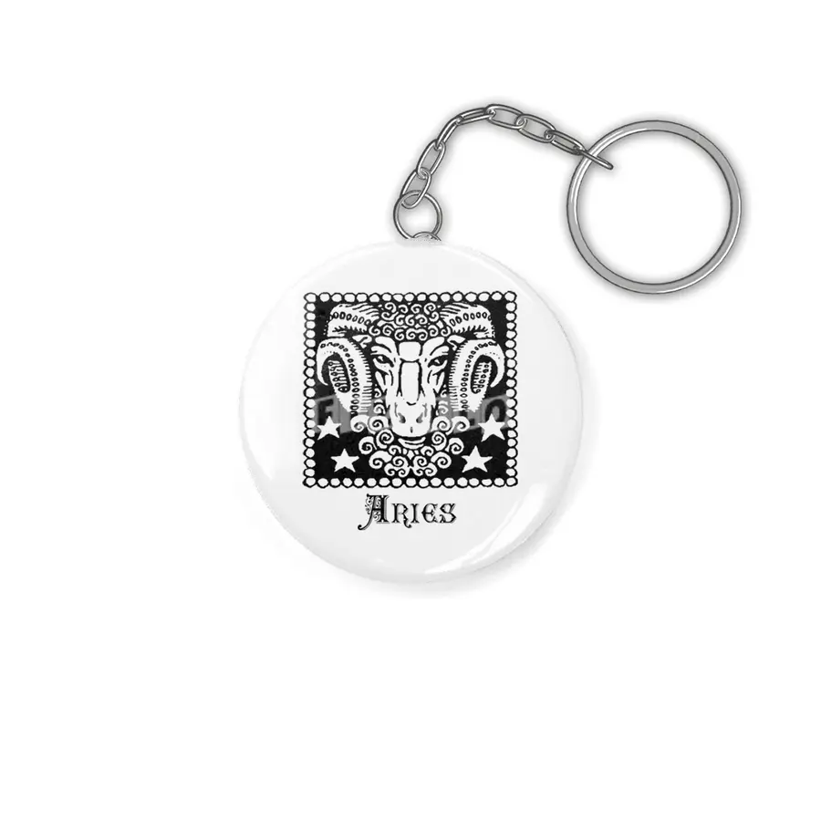 Aries Birth Sign Zodiac Horoscope Symbol Astrology Sign Anahtarlık