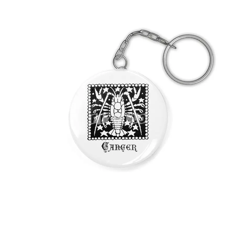 Cancer Birth Sign Zodiac Horoscope Symbol Astrology Sign Anahtarlık
