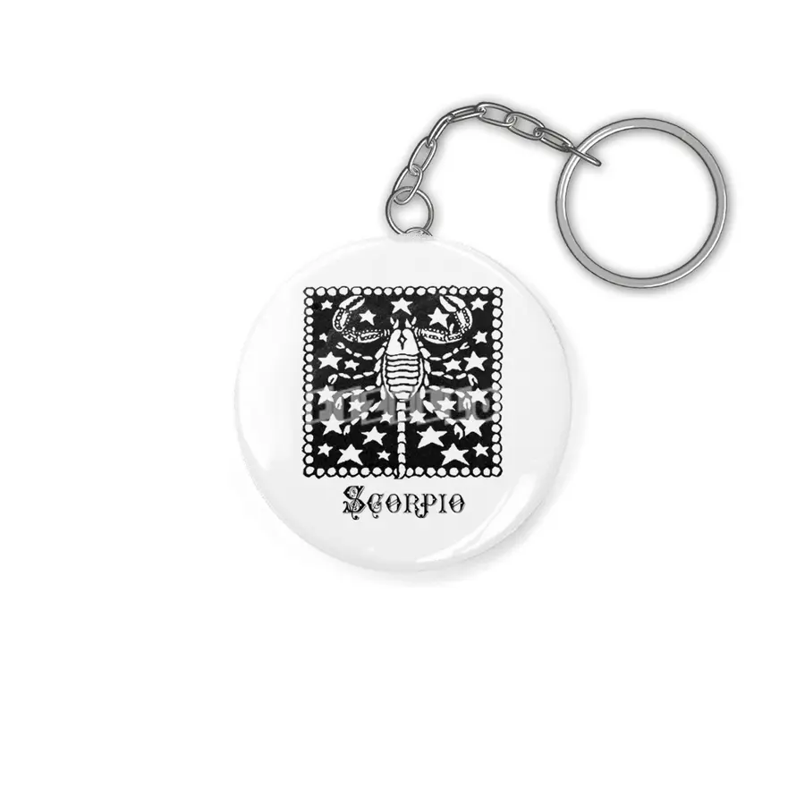 Scorpio Birth Sign Zodiac Horoscope Symbol Astrology Sign Anahtarlık