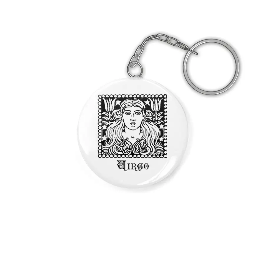 Virgo Birth Sign Zodiac Horoscope Symbol Astrology Sign Anahtarlık