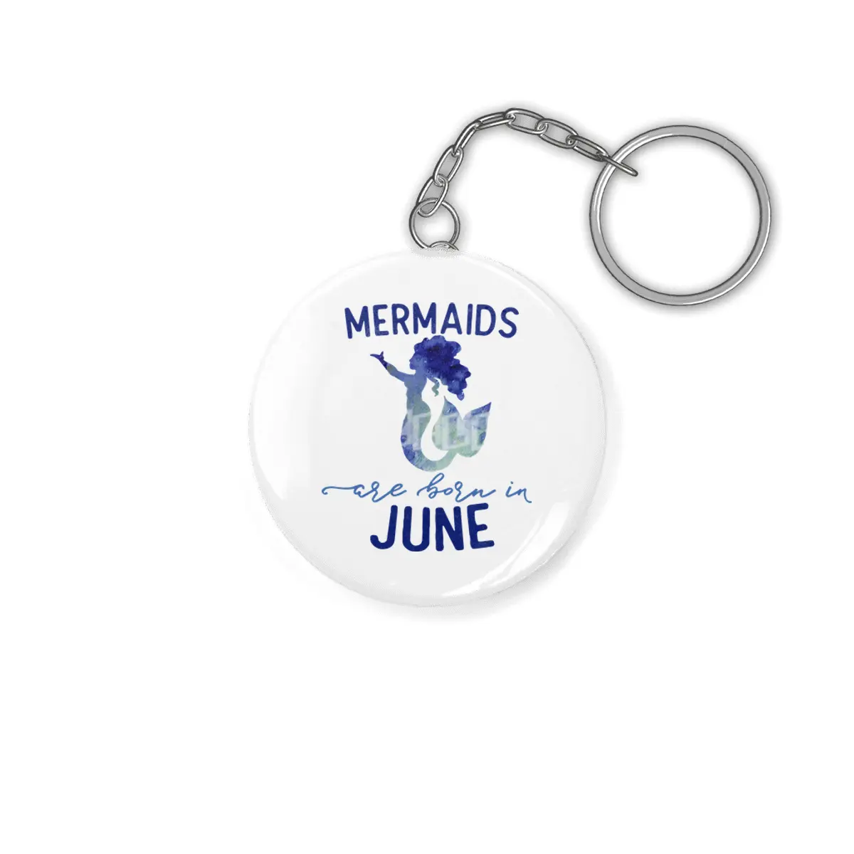 Mermaids are born in June Anahtarlık