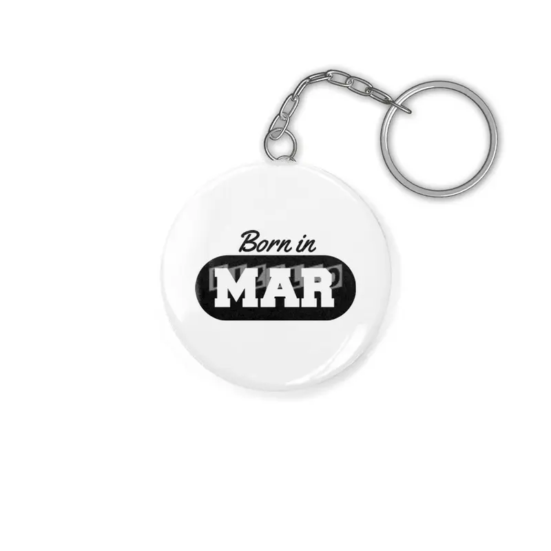 Born in March Anahtarlık