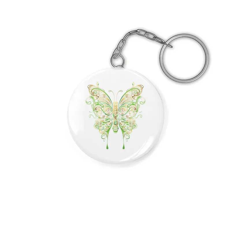 Ornamental Butterfly Anahtarlık