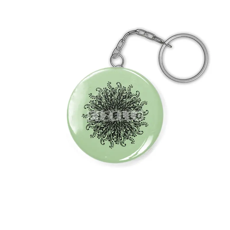Decorative Mandala Graphic Print Design GC-005 Anahtarlık