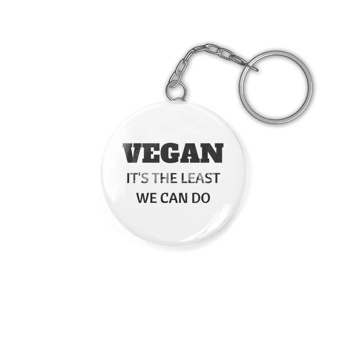 VEGAN IT'S THE LEAST WE CAN DO Anahtarlık