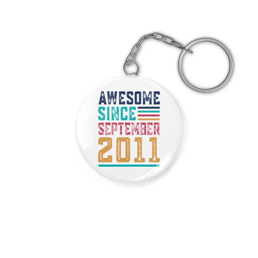 Awesome Since September 2011 Anahtarlık