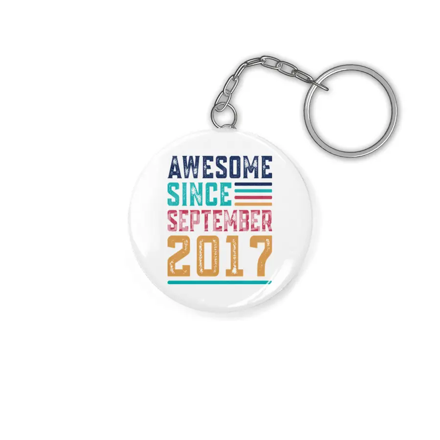 Awesome Since September 2017 Anahtarlık