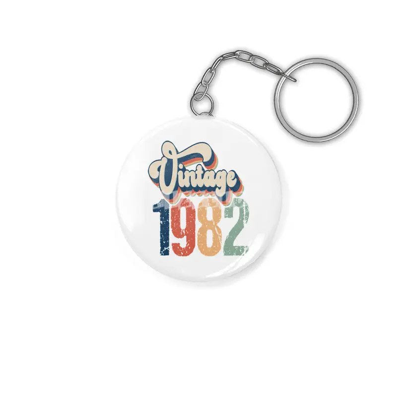 Vintage 1982 Anahtarlık