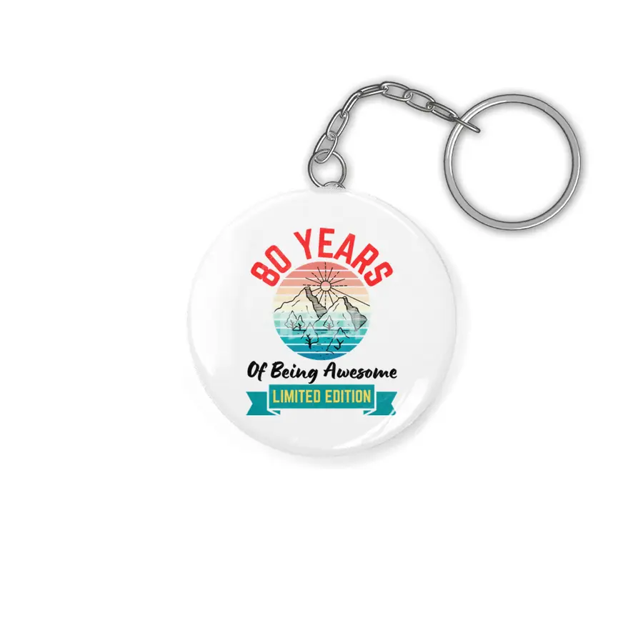 80 Years of Being Awesome. Limited Edition Anahtarlık