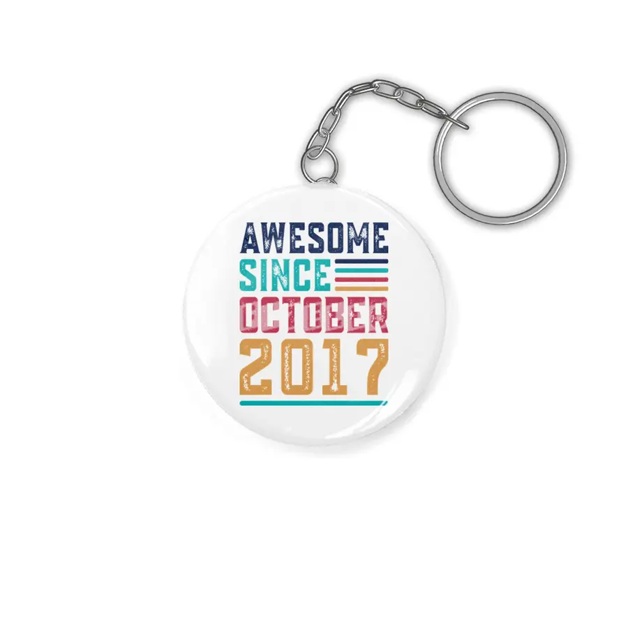 Awesome Since October 2017 Anahtarlık