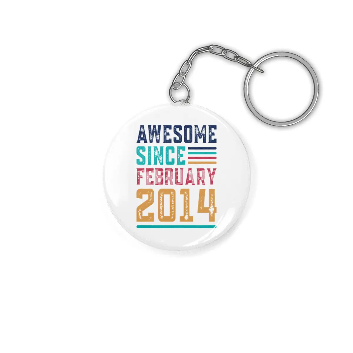 Awesome Since February 2014 Anahtarlık