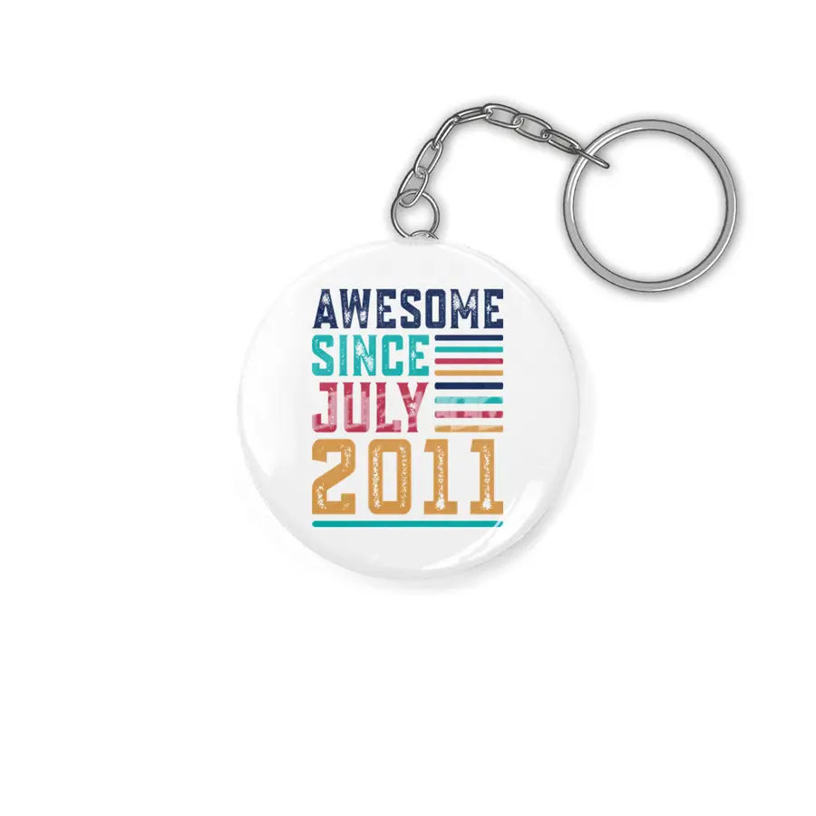 Awesome Since July 2011 Anahtarlık