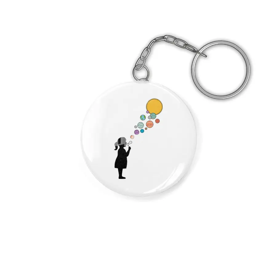 Girl space Anahtarlık