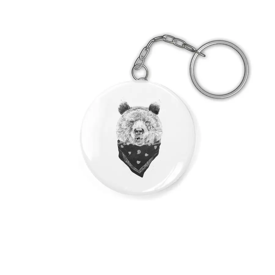 Wild bear Anahtarlık
