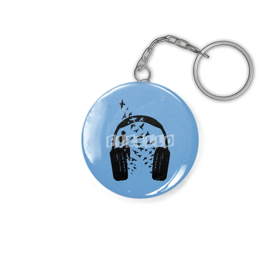 Headphone Bass guitar Anahtarlık