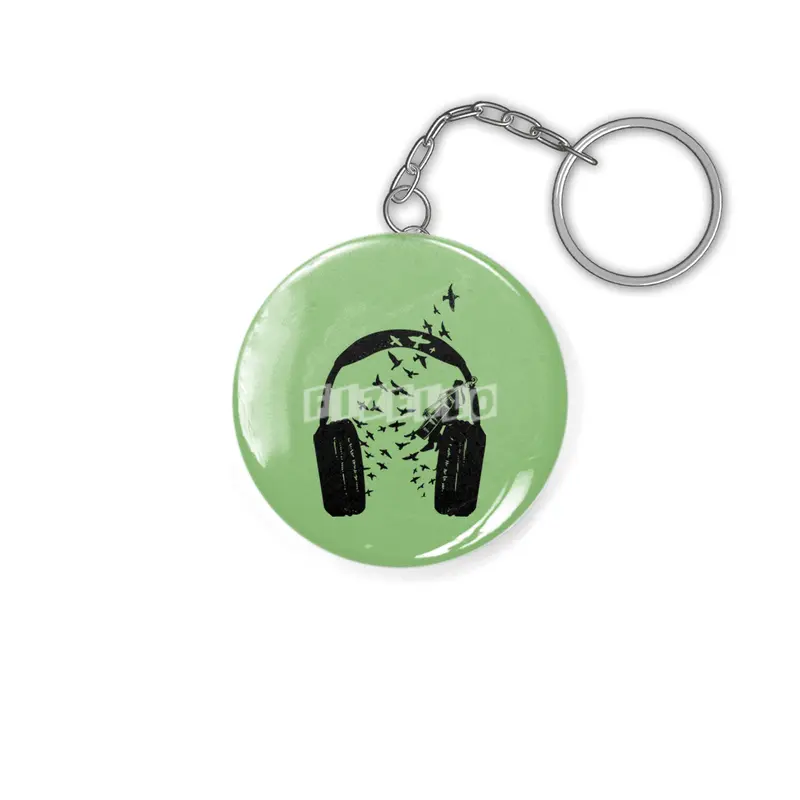 Headphone Double Bass Anahtarlık