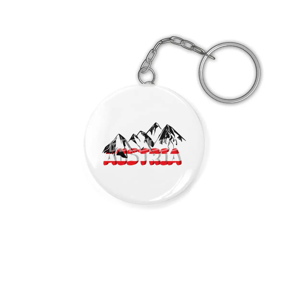 Austria Holiday Climbing Alps Mountains Gift Anahtarlık