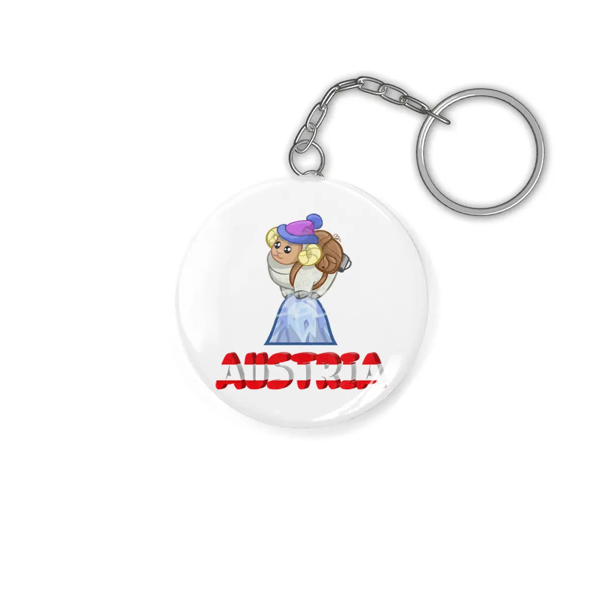 Austria Holiday Eagle Alps Mountains Gift Anahtarlık