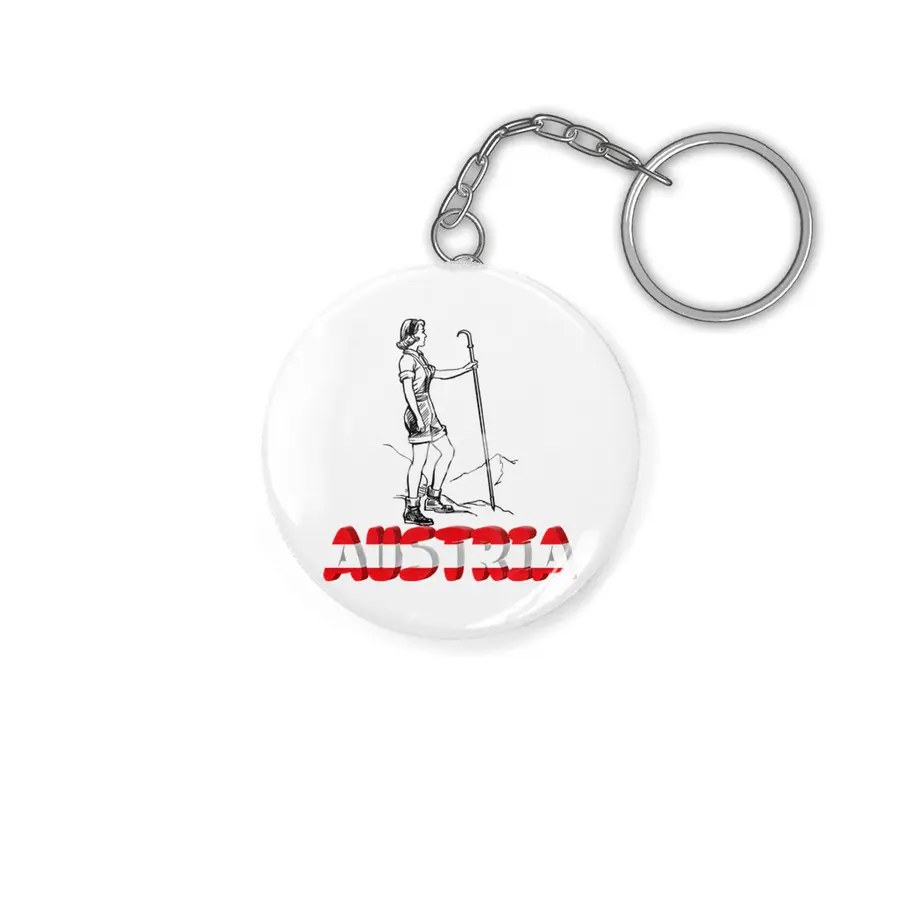 Austria Holiday Eagle Alps Mountains Gift Anahtarlık