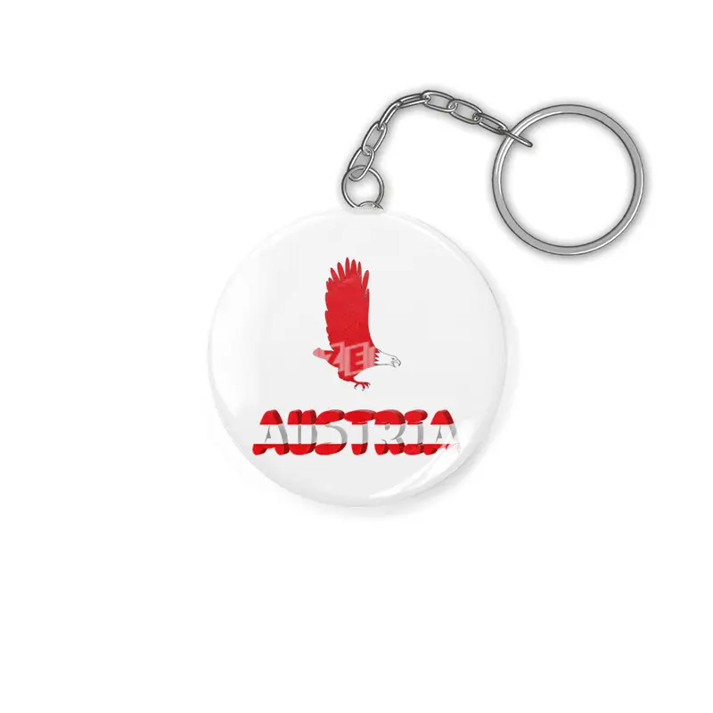 Austria Holiday Eagle Alps Mountains Gift Anahtarlık